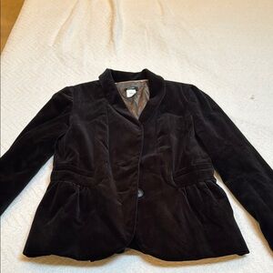 Women's Black Velvet Jacket